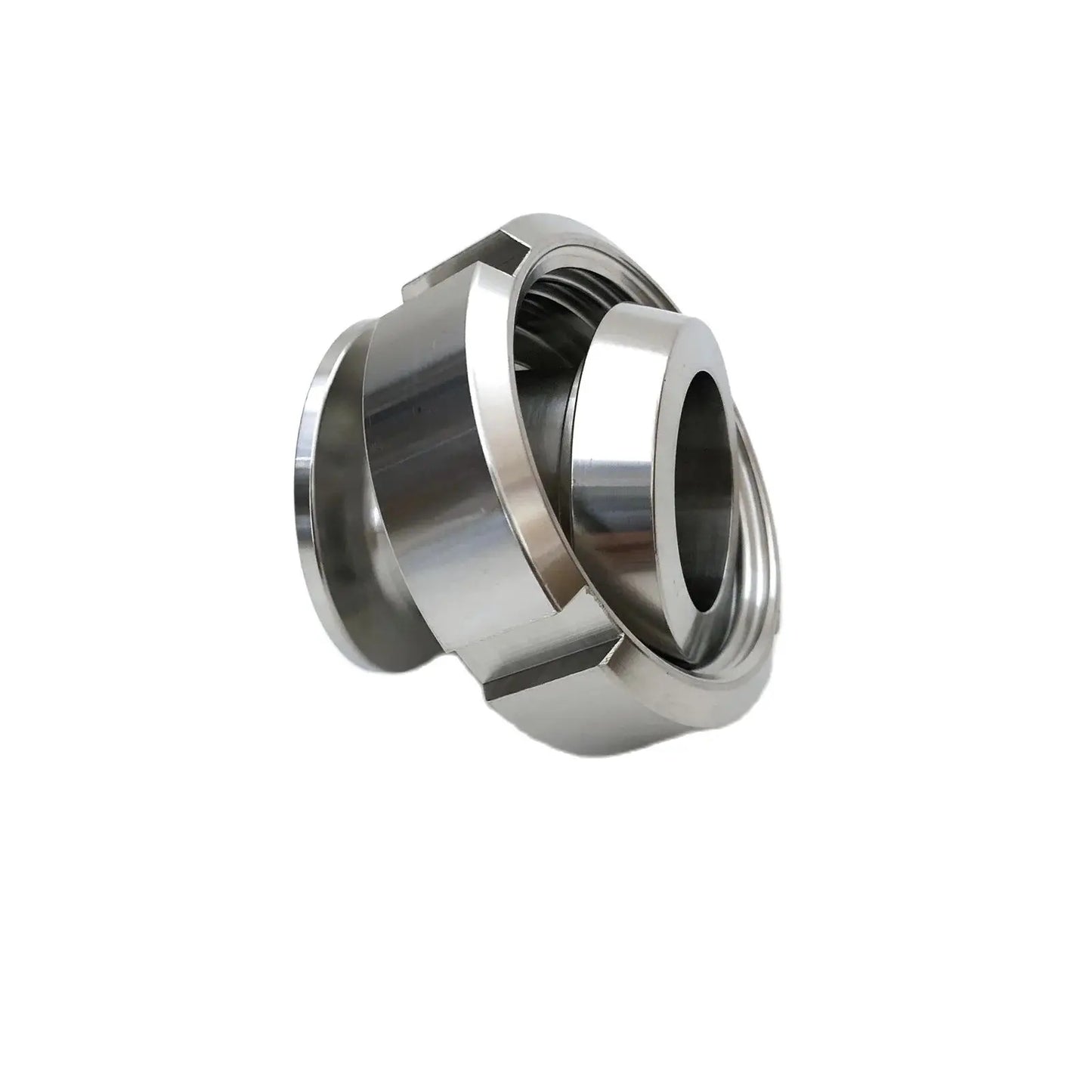 Stainless Steel SS316L Tri Clamp to DIN11851 Sanitary Fitting 1.5" Tri Clamp to Welding Liner & Nut Adapter
