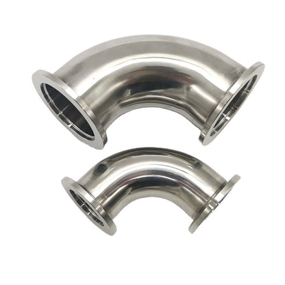 Stainless Steel ISO-KF Flange 90 Degree Elbow for Vacuum Pipe Fitting