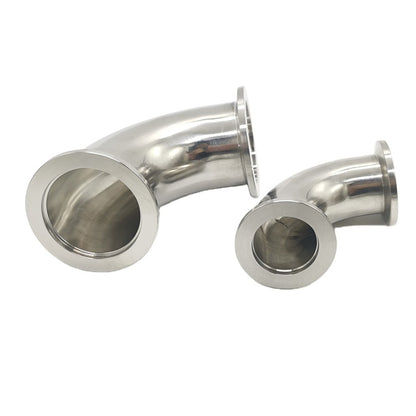 Stainless Steel ISO-KF Flange 90 Degree Elbow for Vacuum Pipe Fitting