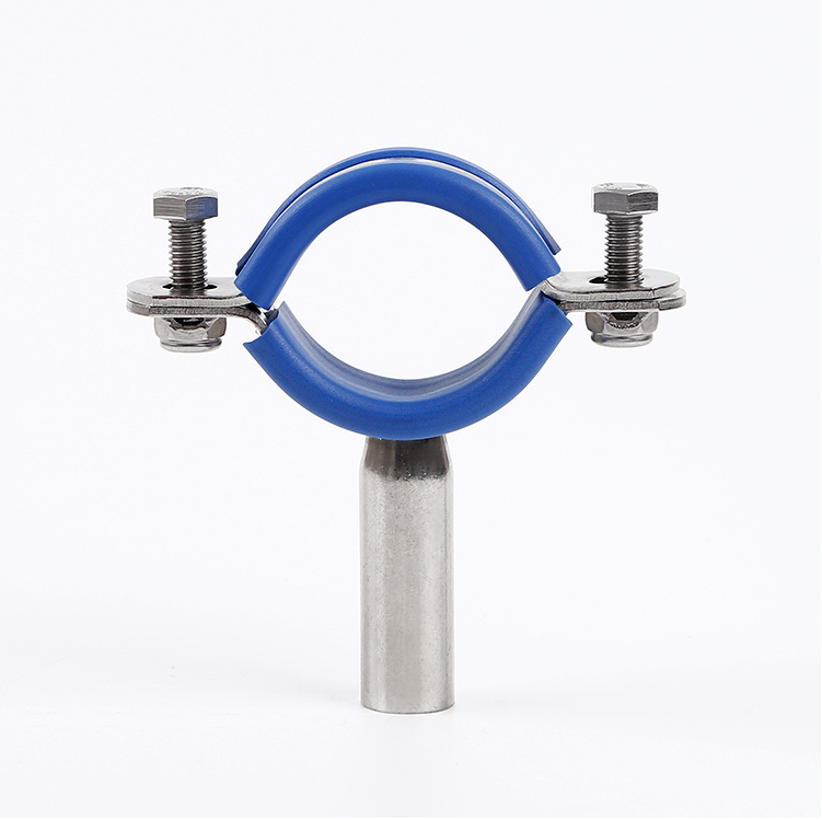 SS304 Stainless Steel Tubing Pipe Stand-Off Tube Hanger Padded