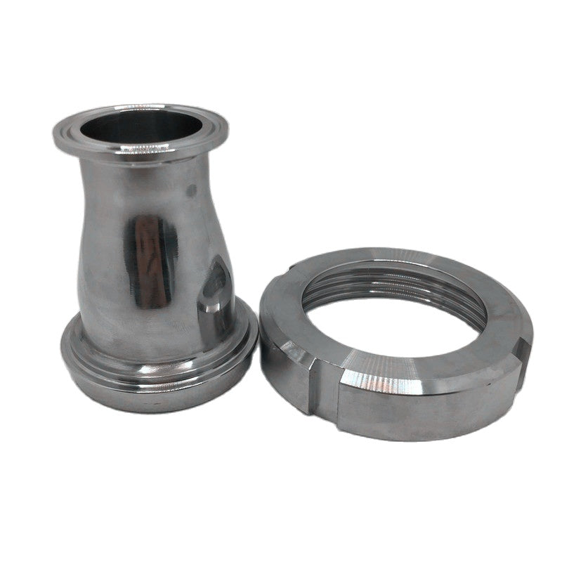 Free Shipping 1.5 Tri Clamp to DIN11851 Welding Liner & Nut Adapter Sanitary Fitting Stainless Steel SS316L