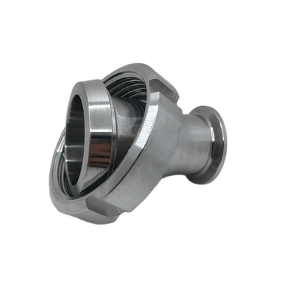 Stainless Steel SS316L Tri Clamp to DIN11851 Sanitary Fitting 1.5" Tri Clamp to Welding Liner & Nut Adapter