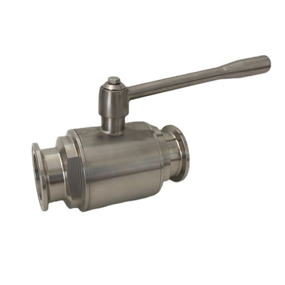 Fogred Design Tri Clover Compatible Ball Valve 304 Stainless Steel PTFE Seat